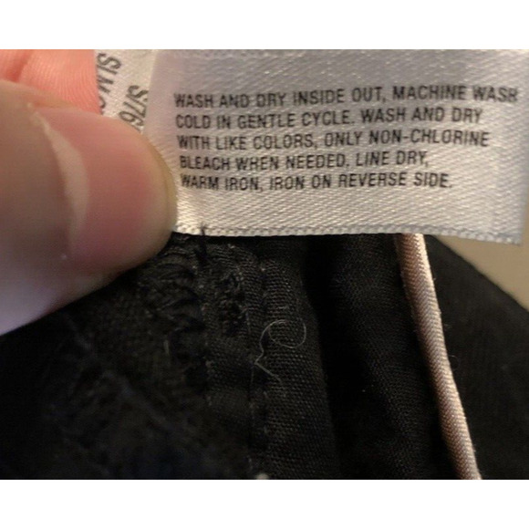 Gap 4 Capris Pants Black Dressy Slim Cropped Two Way Stretch Womens 4R - Picture 5 of 5